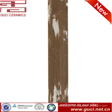 Carreaux de céramique de plancher de bois de 150x800 dans la tuile de plancher émaillée de dubai 3d